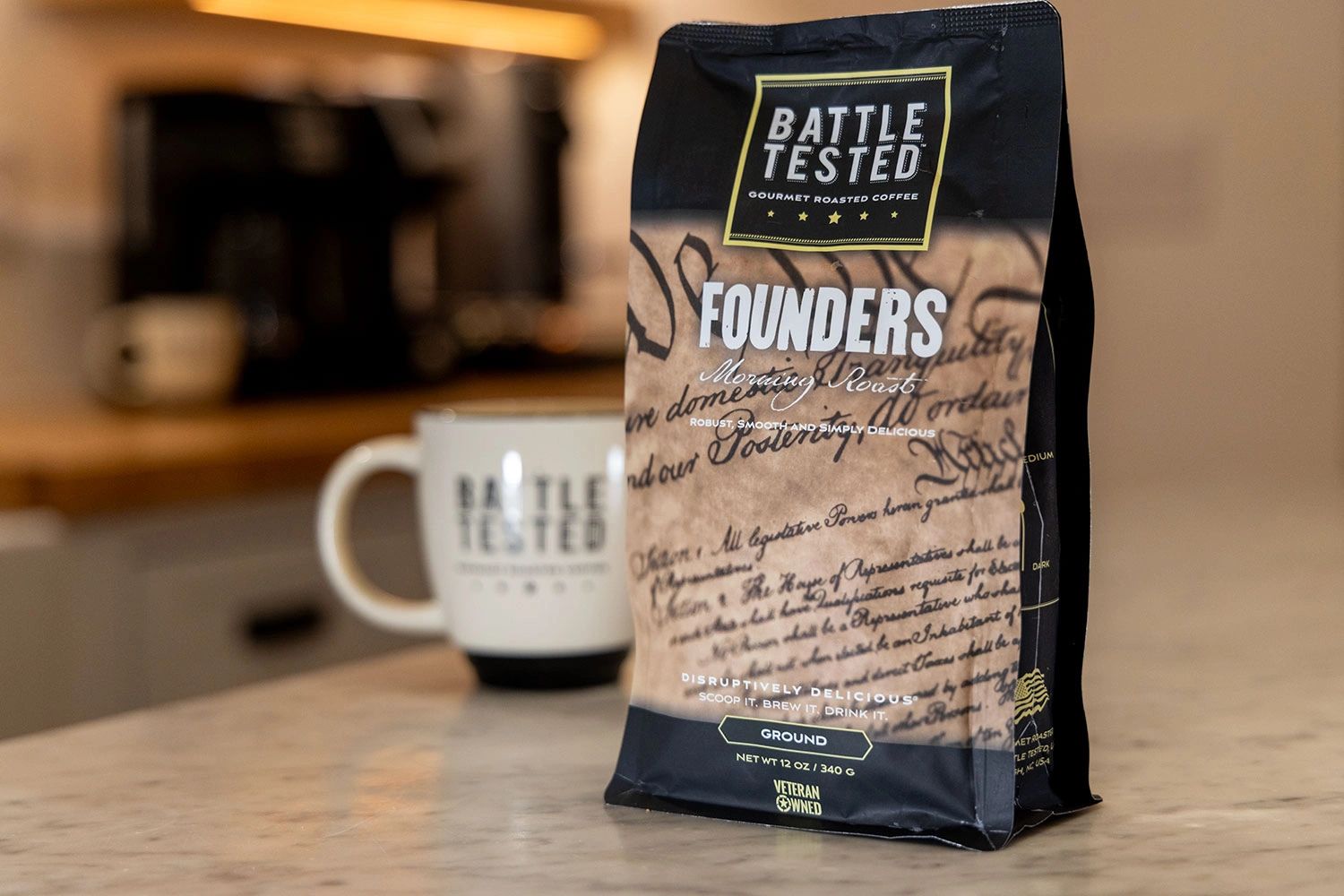 Battle Tested Founder's Roast gourmet coffee